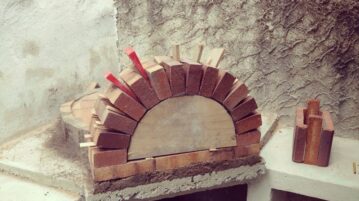 Comment faire un four à pizza en brique réfractaire