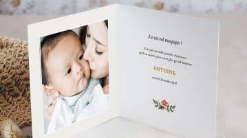 Quelles couleurs pour le faire part de naissance d'un enfant
