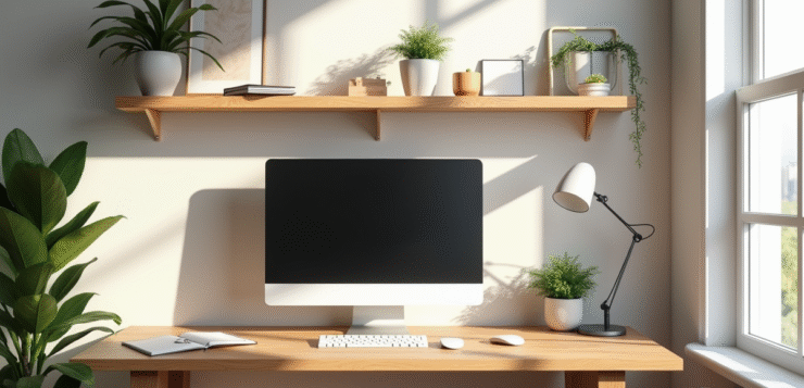 Inspiration et idées pour un bureau mural design et pratique
